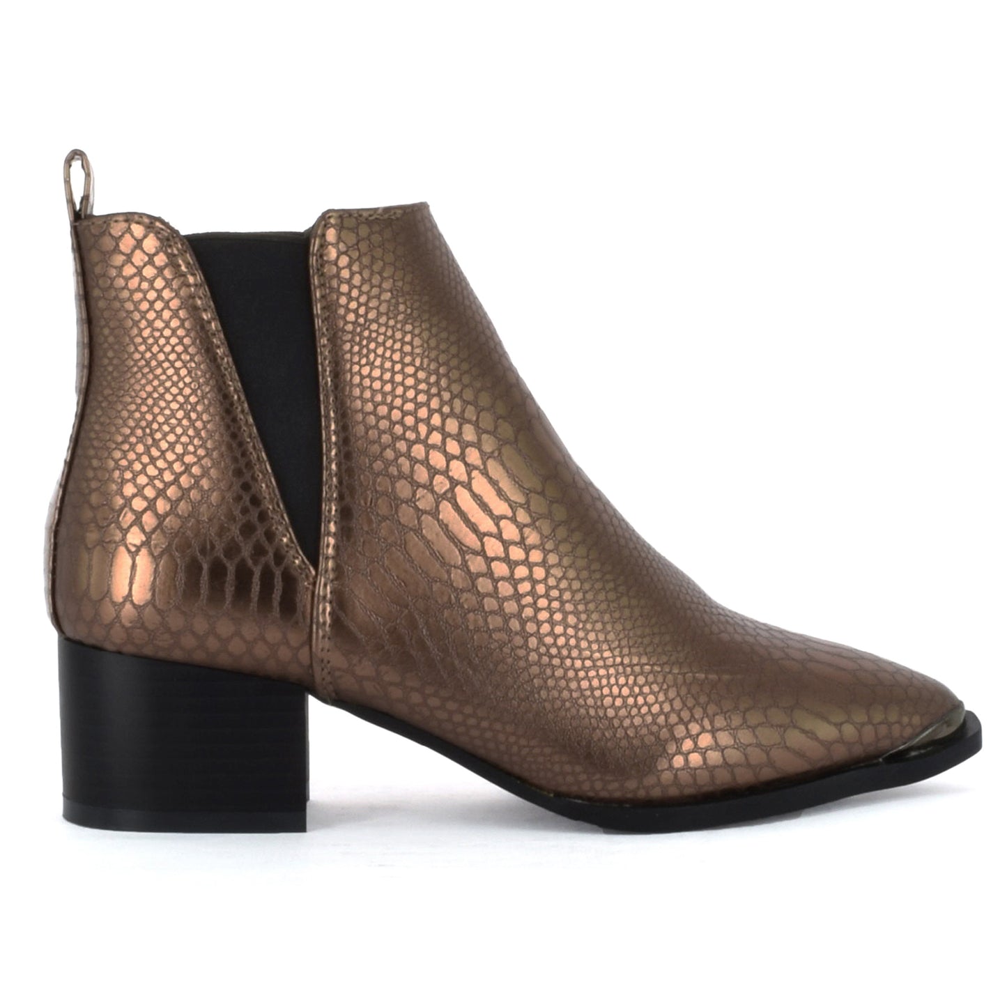 Madison Python Pointed Bootie